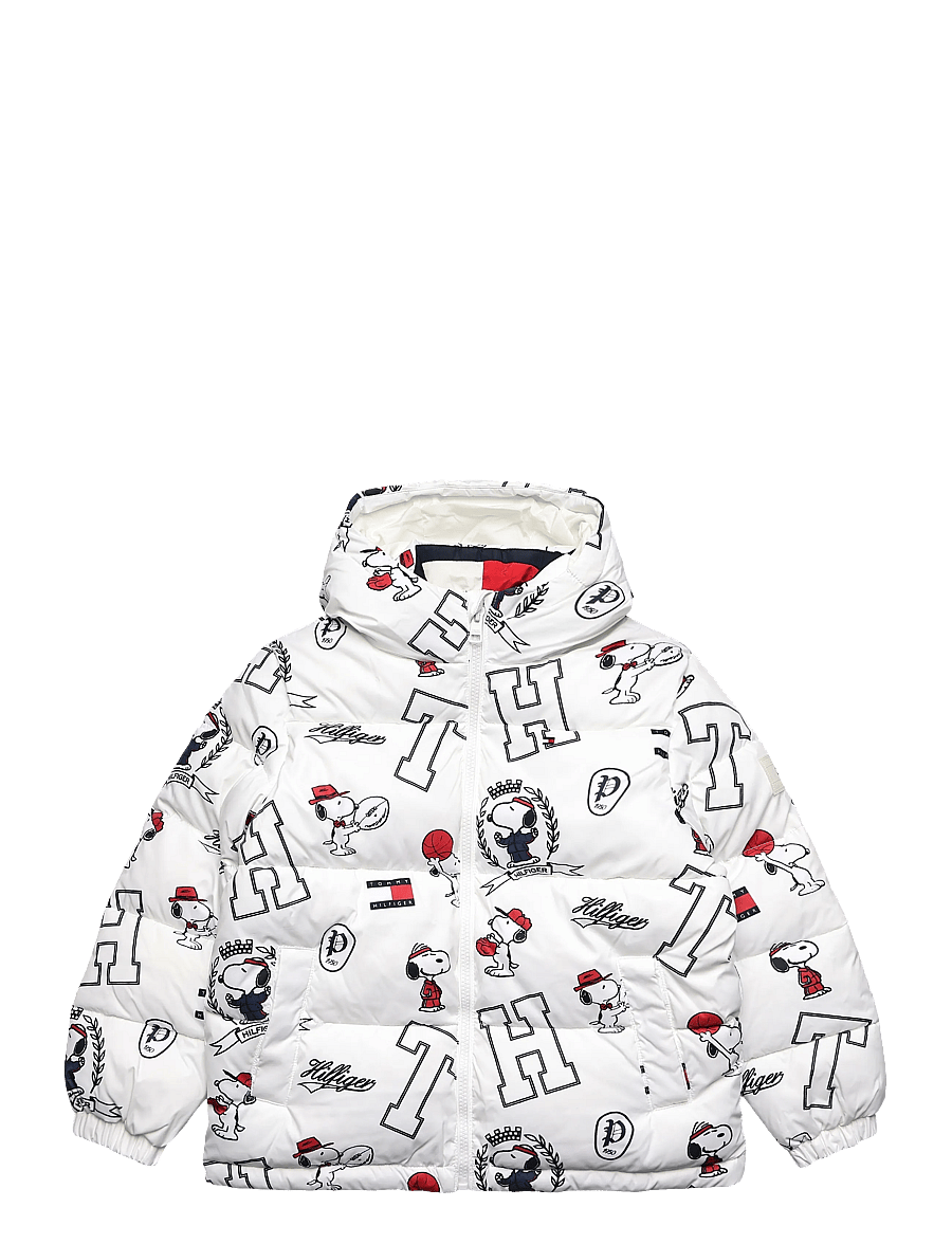 Tommy Hilfiger - PEANUTS PUFFER JACKET - talvejoped - off white - 1