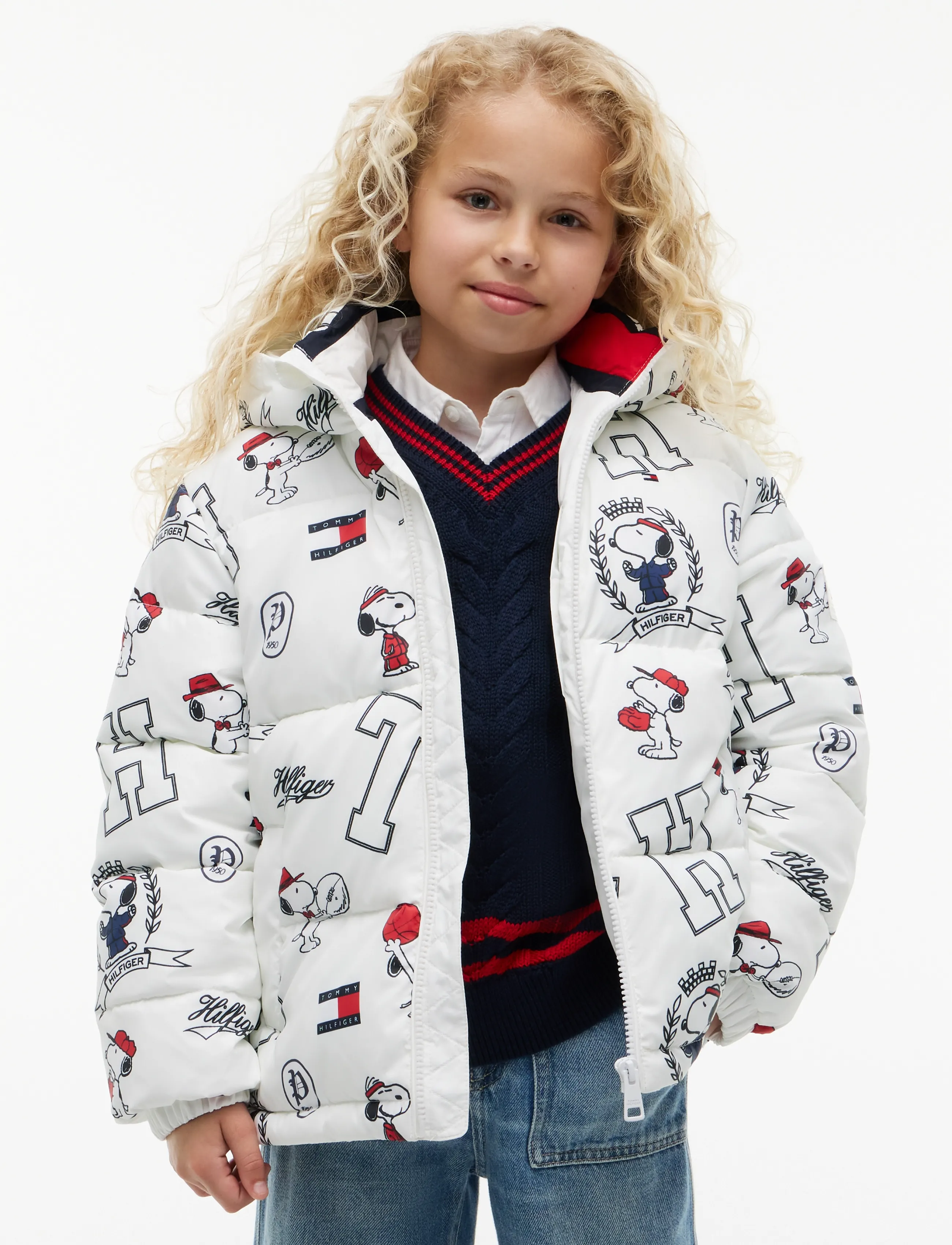 Tommy Hilfiger - PEANUTS PUFFER JACKET - vinterjakker - off white - 3