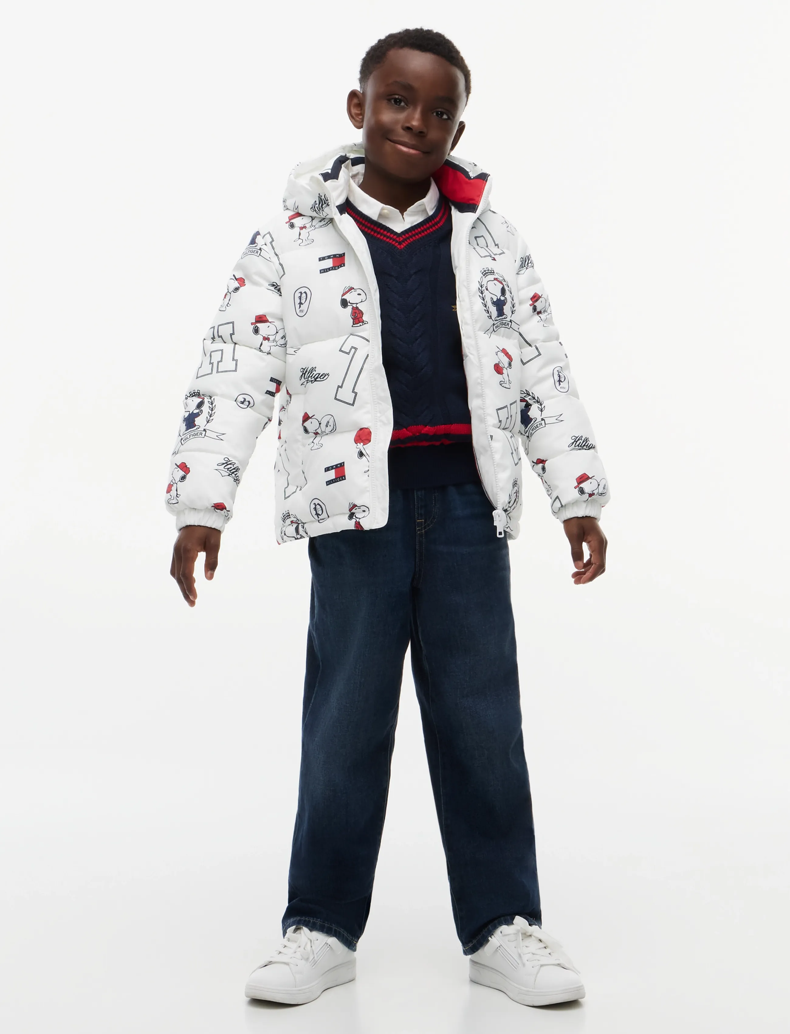 Tommy Hilfiger - PEANUTS PUFFER JACKET - vinterjakker - off white - 5