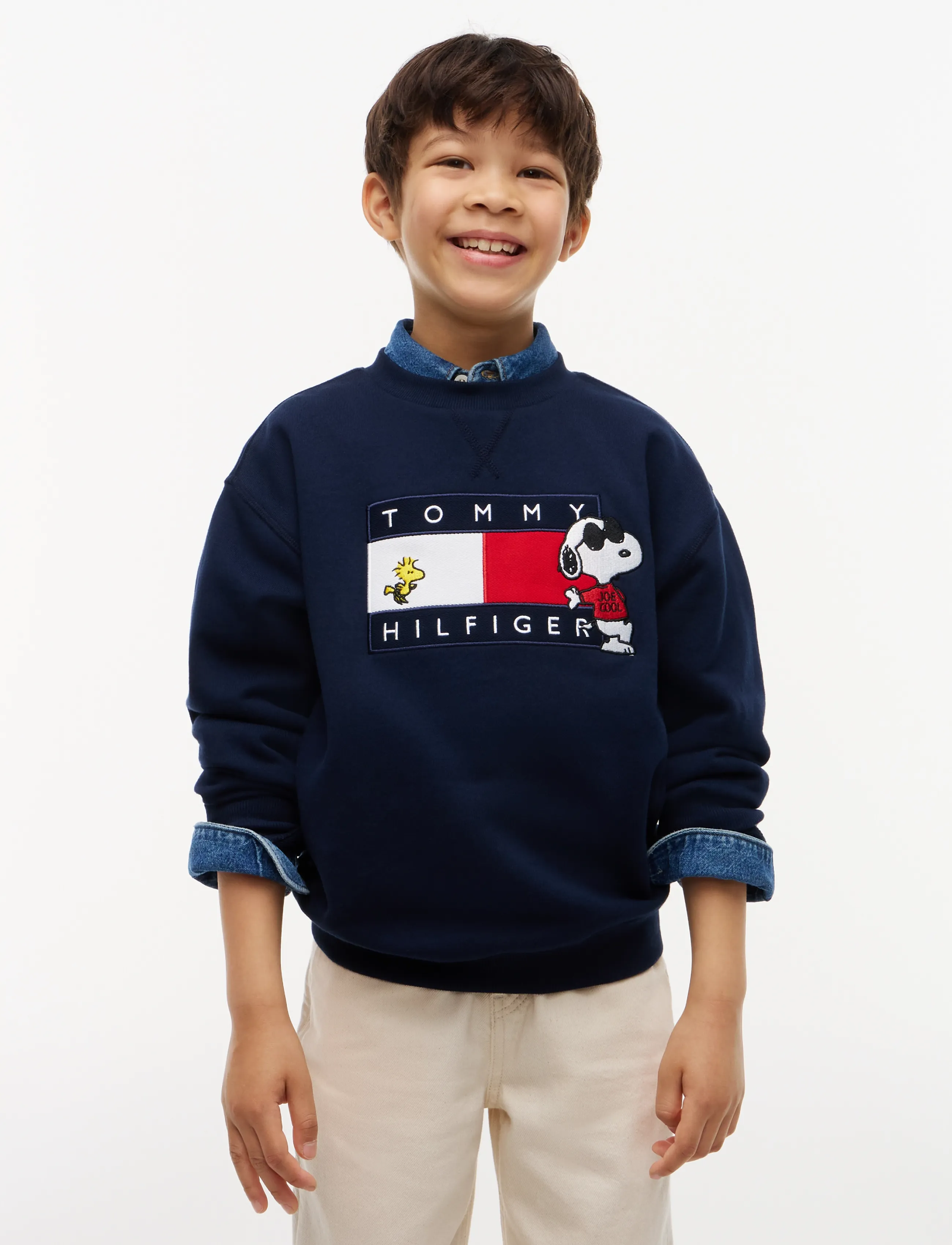 Tommy Hilfiger - PEANUTS CREWNECK - sweatshirts - dark blue - 4