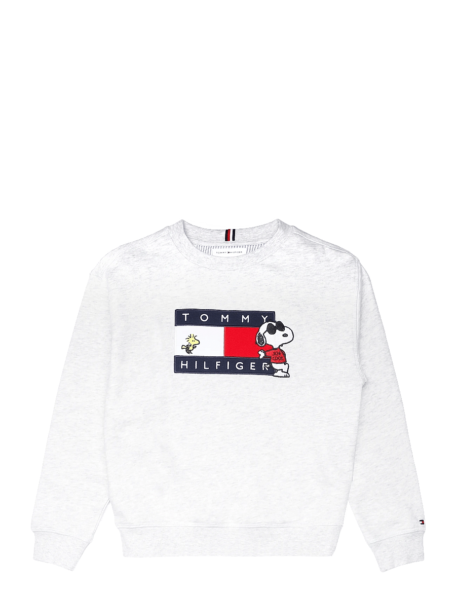 Tommy Hilfiger - PEANUTS CREWNECK - sweatshirts - grey heather - 1