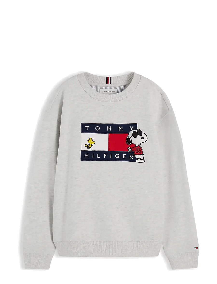 Tommy Hilfiger - PEANUTS CREWNECK - dressipluusid - grey heather - 1