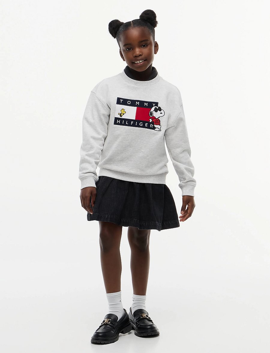 Tommy Hilfiger - PEANUTS CREWNECK - sweatshirts - grey heather - 0