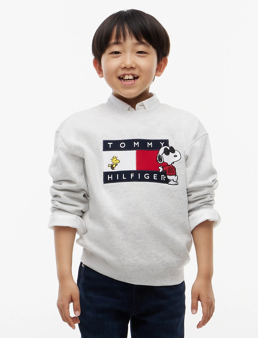 Tommy Hilfiger - PEANUTS CREWNECK - sweatshirts - grey heather - 4
