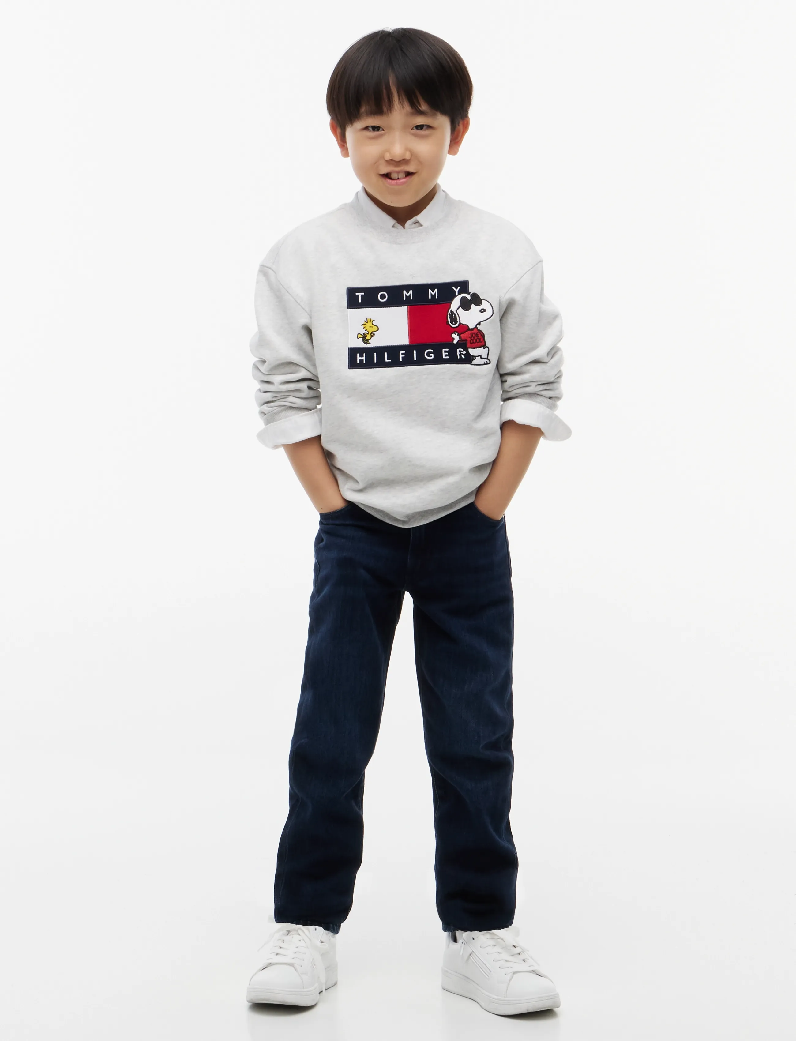 Tommy Hilfiger - PEANUTS CREWNECK - sweatshirts - grey heather - 5