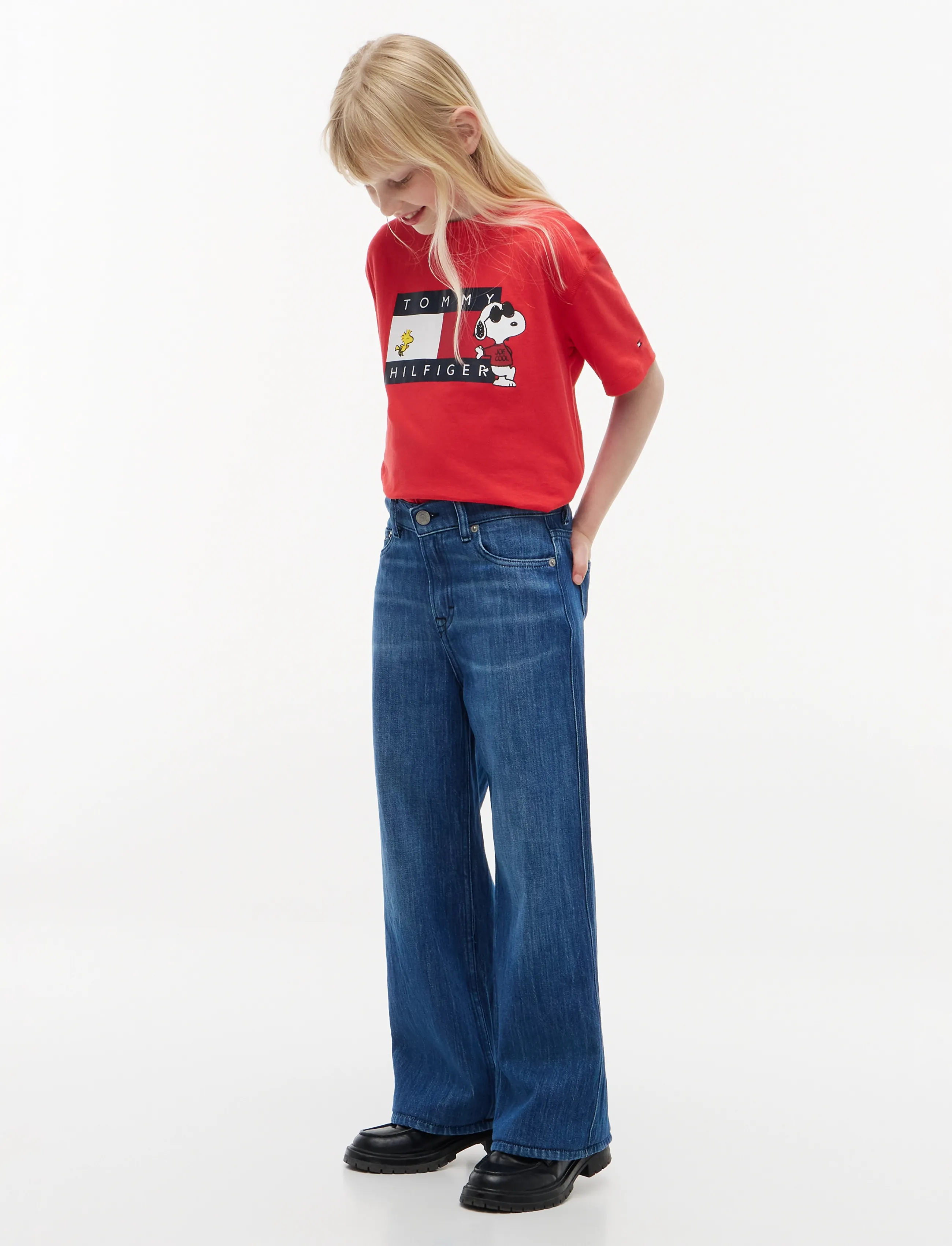 Tommy Hilfiger PEANUTS GRAPHIC TEE SS - Toppe og t-shirts - RED GLARE / red
