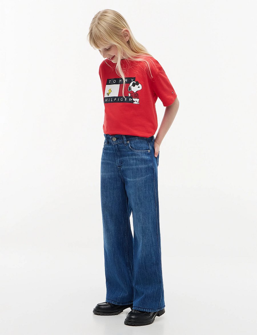 Tommy Hilfiger - PEANUTS GRAPHIC TEE SS - kurzärmelige - red glare - 0