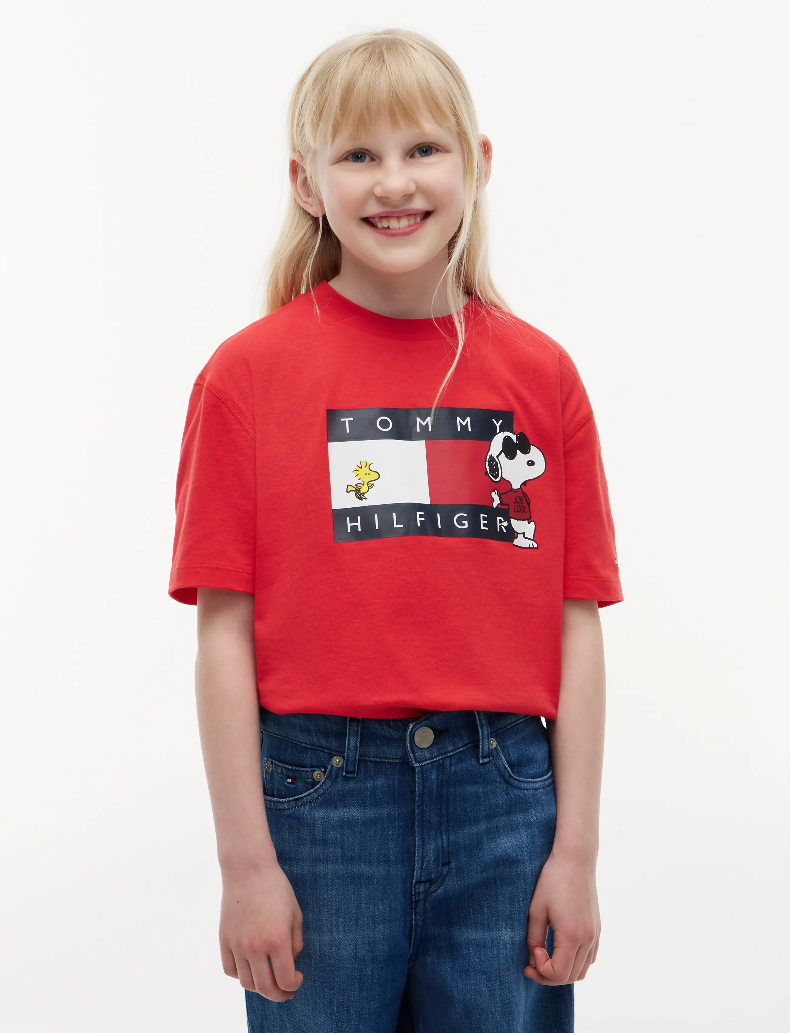Tommy Hilfiger - PEANUTS GRAPHIC TEE SS - lühikeste varrukatega t-särgid - red glare - 3