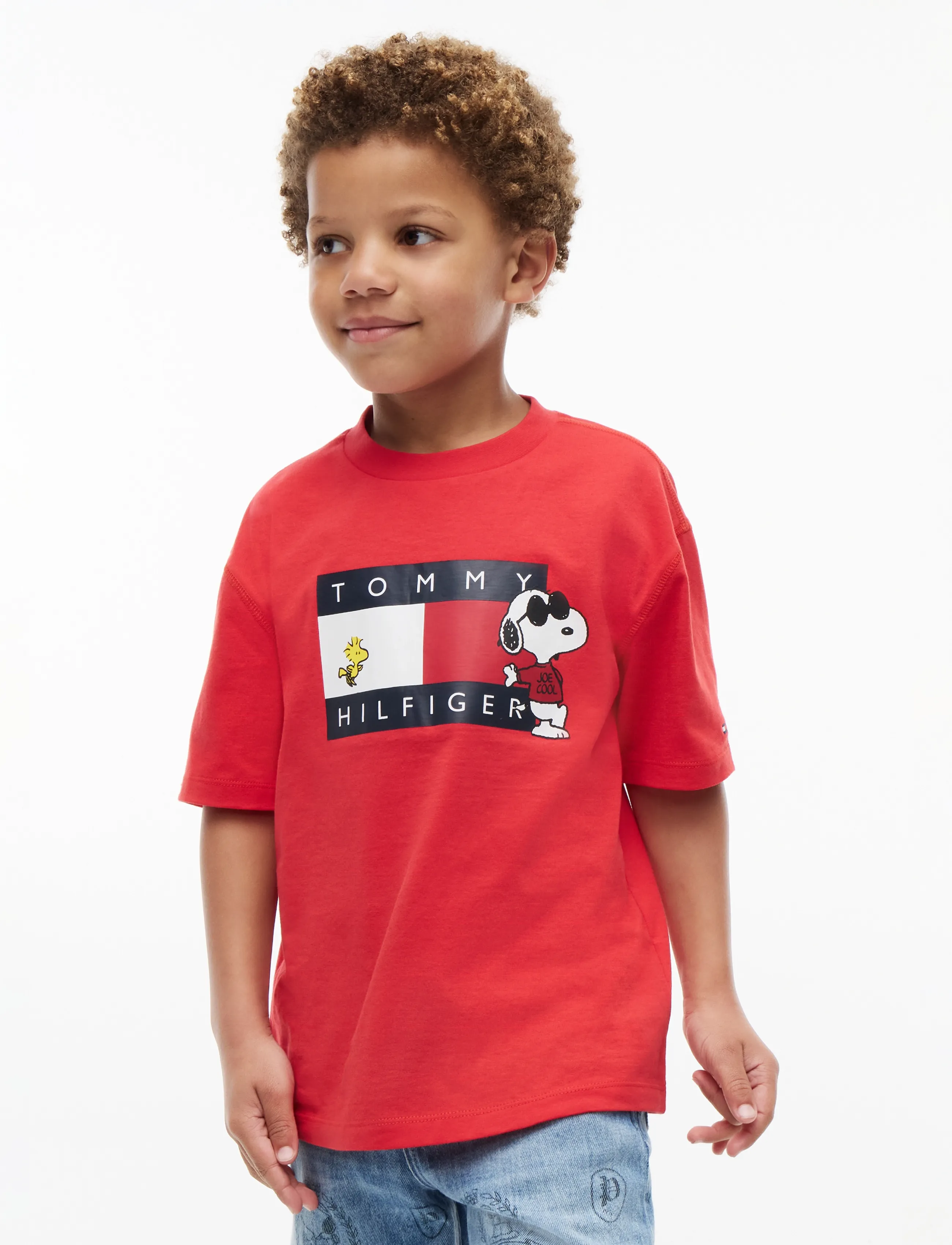Tommy Hilfiger - PEANUTS GRAPHIC TEE SS - lühikeste varrukatega t-särgid - red glare - 4