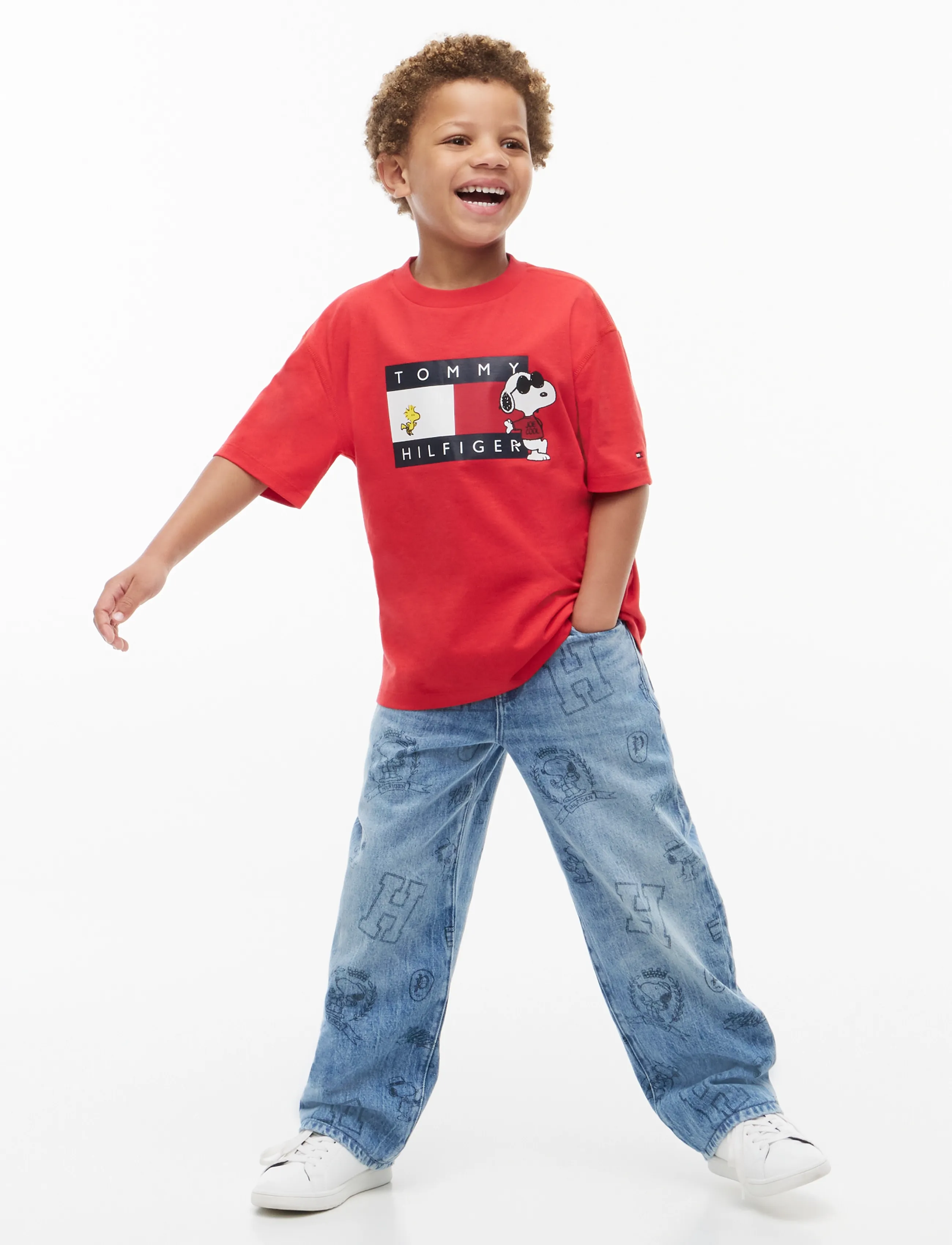 Tommy Hilfiger - PEANUTS GRAPHIC TEE SS - lühikeste varrukatega t-särgid - red glare - 5