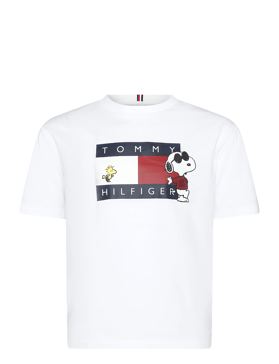 Tommy Hilfiger - PEANUTS GRAPHIC TEE SS - kurzärmelige - white - 1