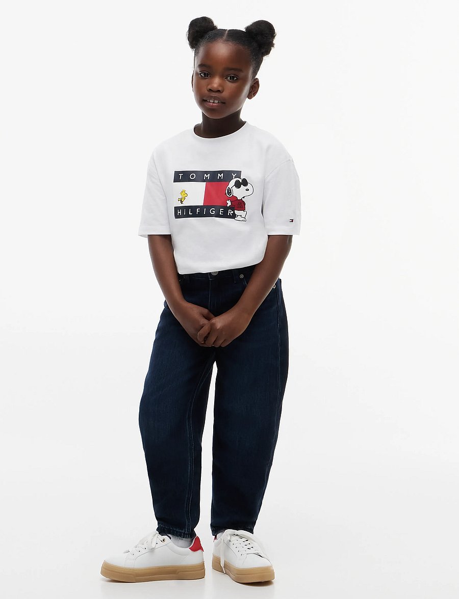 Tommy Hilfiger - PEANUTS GRAPHIC TEE SS - kurzärmelige - white - 0