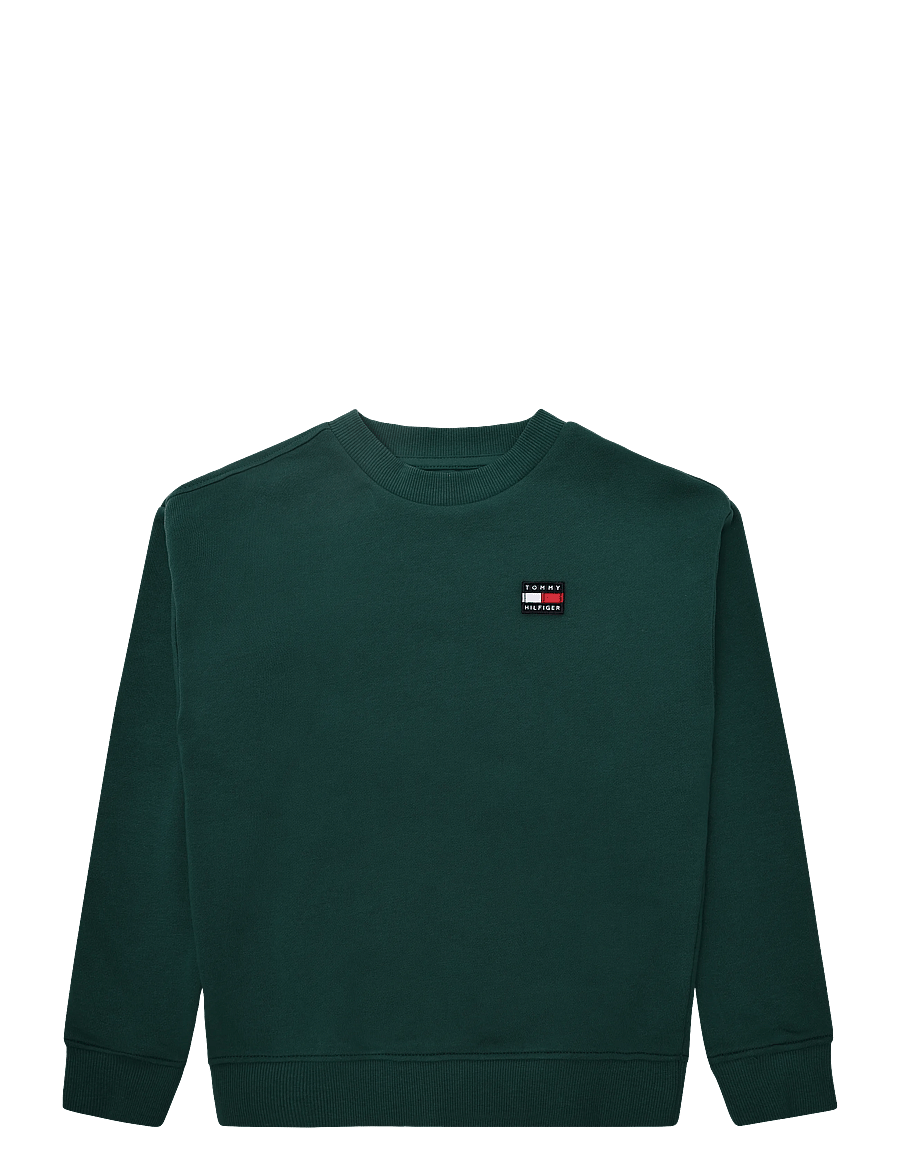 Tommy Hilfiger - FLAG HERITAGE CREWNECK - sweatshirts - rural green - 1