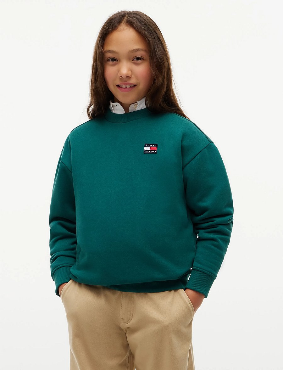 Tommy Hilfiger - FLAG HERITAGE CREWNECK - sweatshirts - rural green - 3