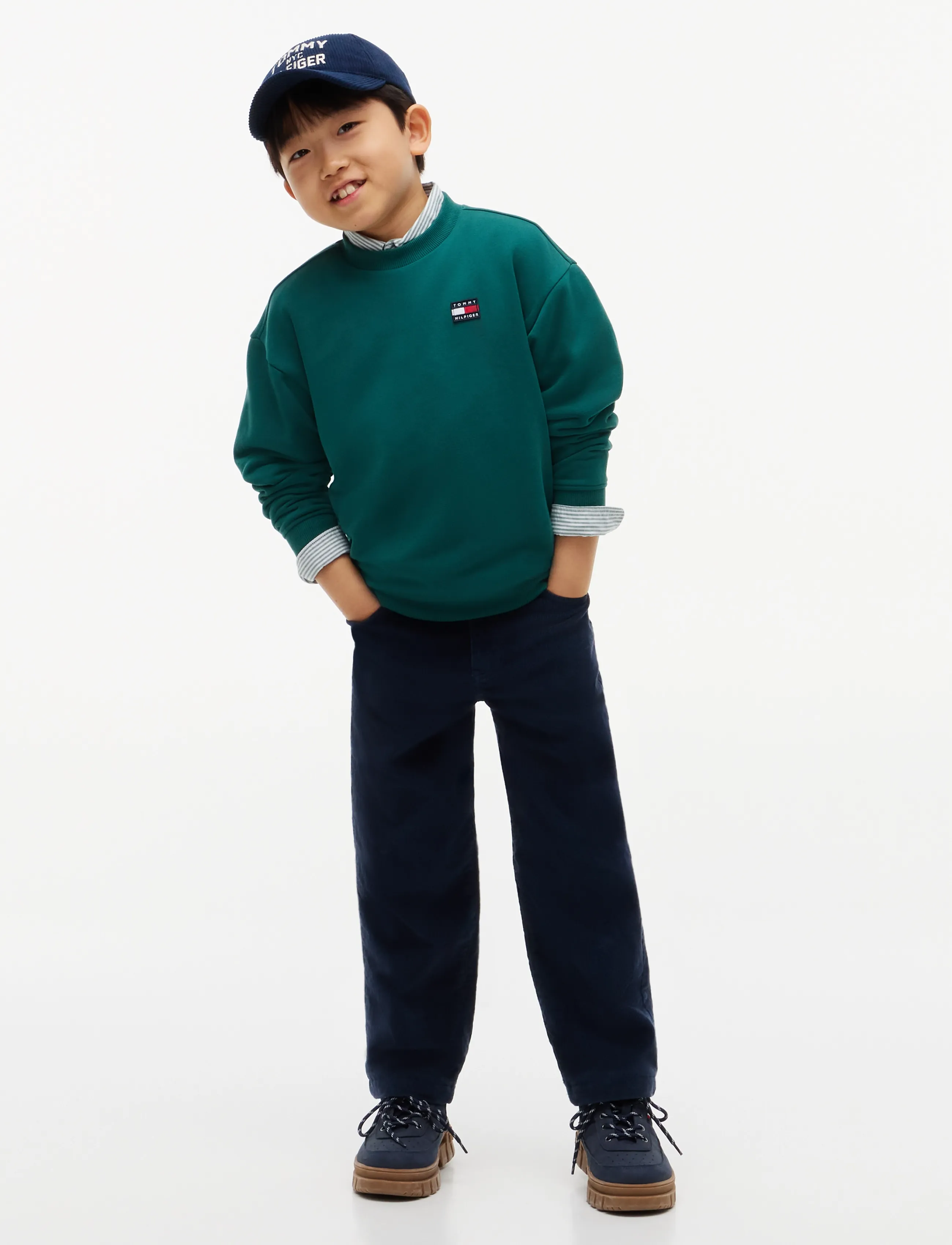 Tommy Hilfiger - FLAG HERITAGE CREWNECK - sweatshirts - rural green - 5