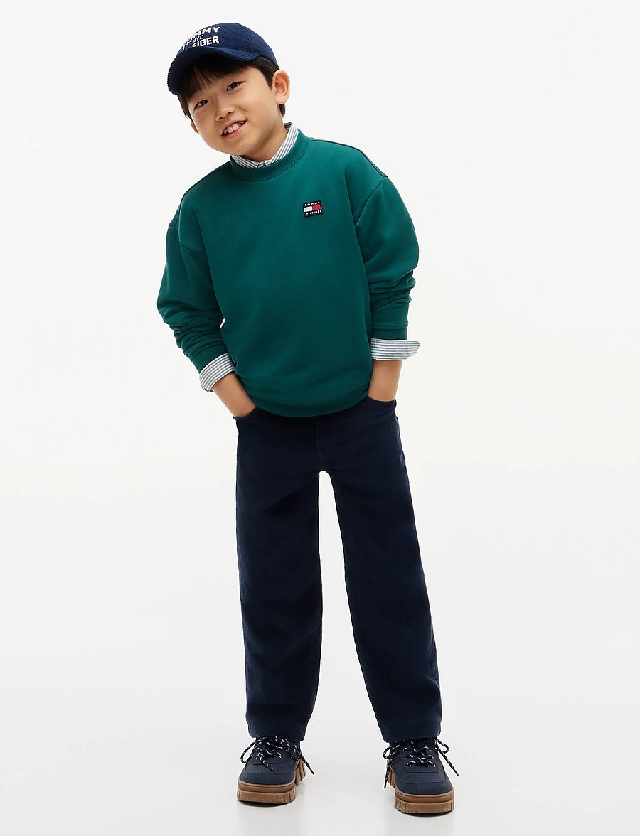 Tommy Hilfiger - FLAG HERITAGE CREWNECK - sweatshirts - rural green - 5