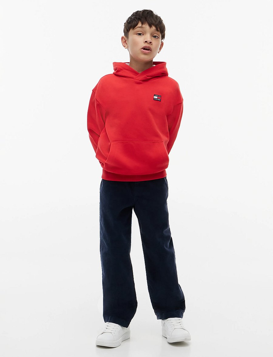 Tommy Hilfiger - FLAG HERITAGE HOODIE - kapuutsiga pusad - red glare - 4