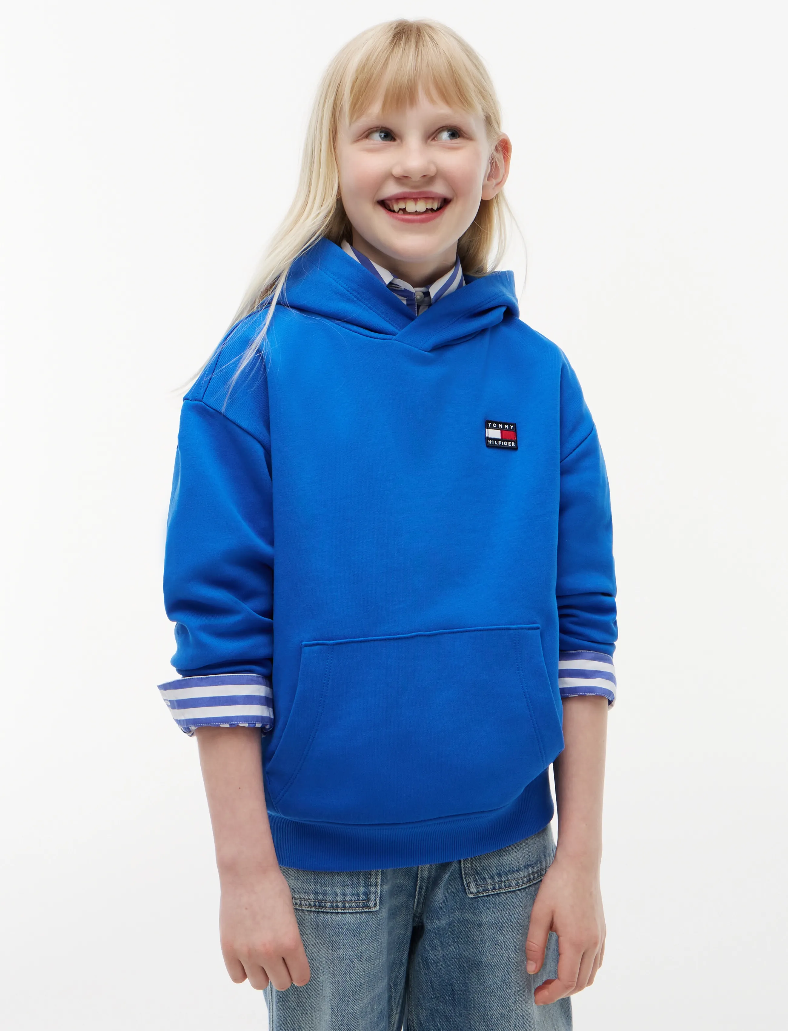 Tommy Hilfiger - FLAG HERITAGE HOODIE - hoodies - vibrant blue - 3