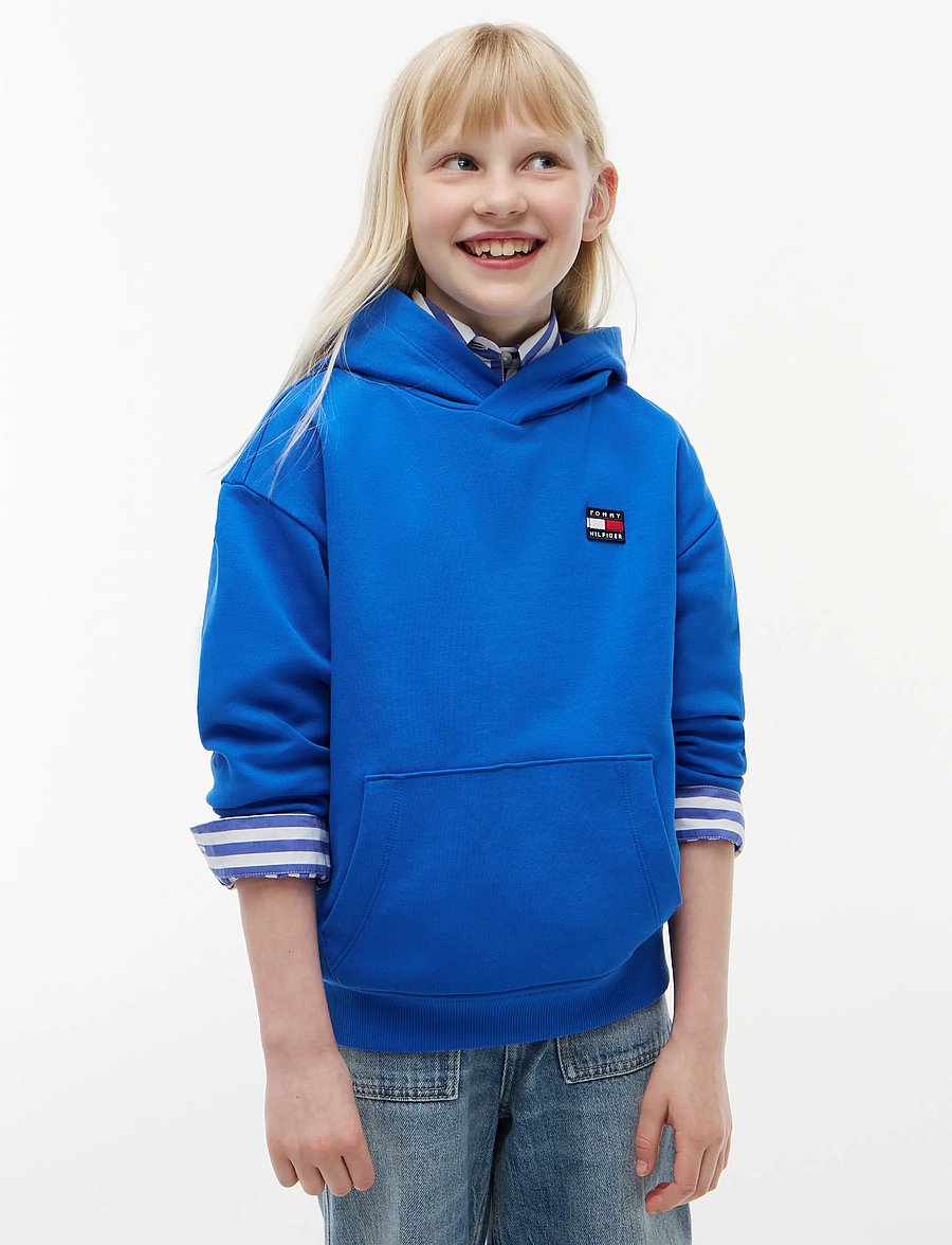 Tommy Hilfiger - FLAG HERITAGE HOODIE - hoodies - vibrant blue - 3