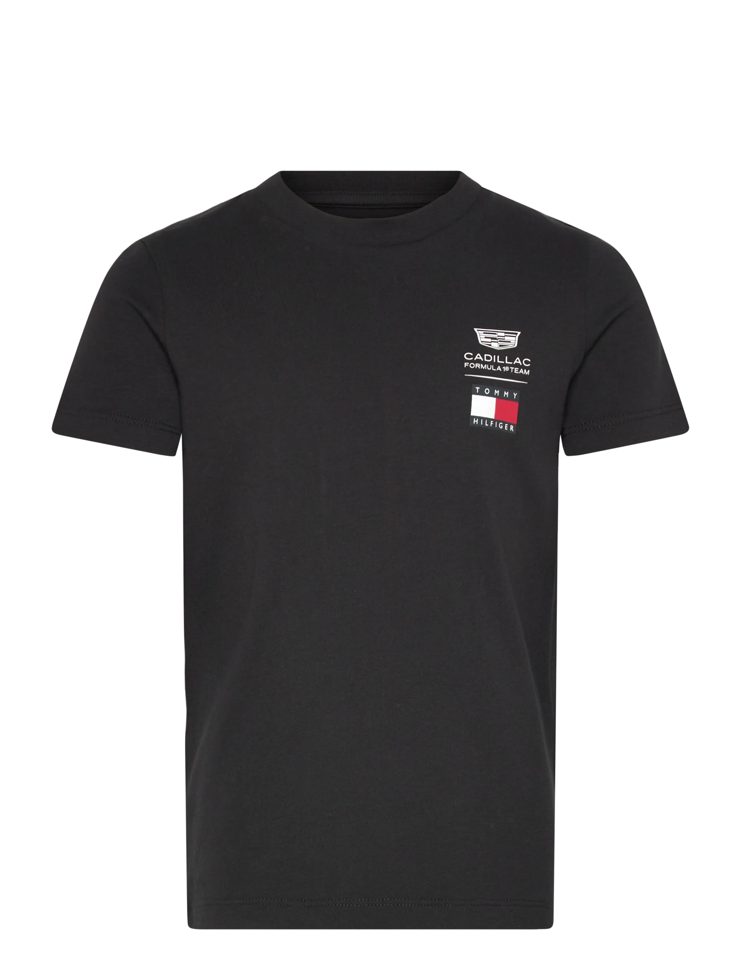 Tommy Hilfiger TH X CF1 LOGO TEE - Kläder - BLACK / black