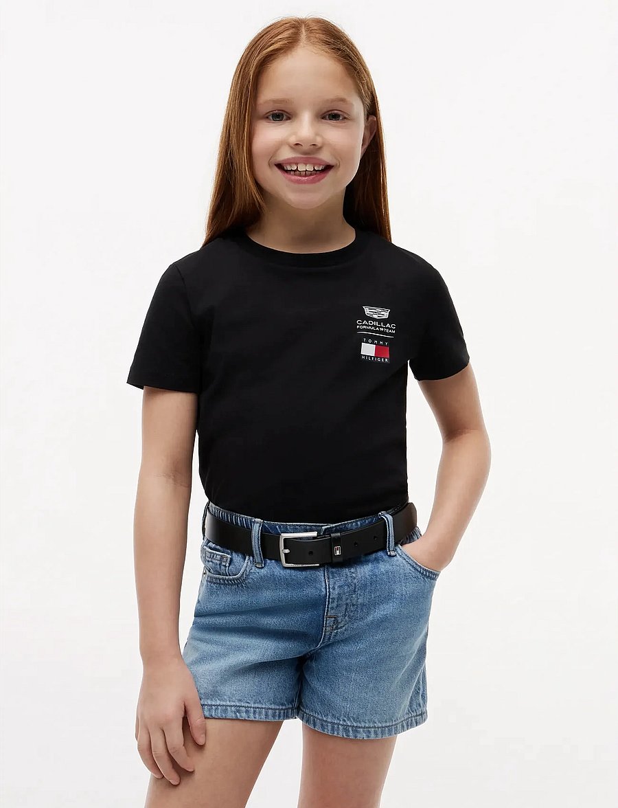 Tommy Hilfiger - TH X CF1 LOGO TEE - t-shirts à manches courtes - black - 3