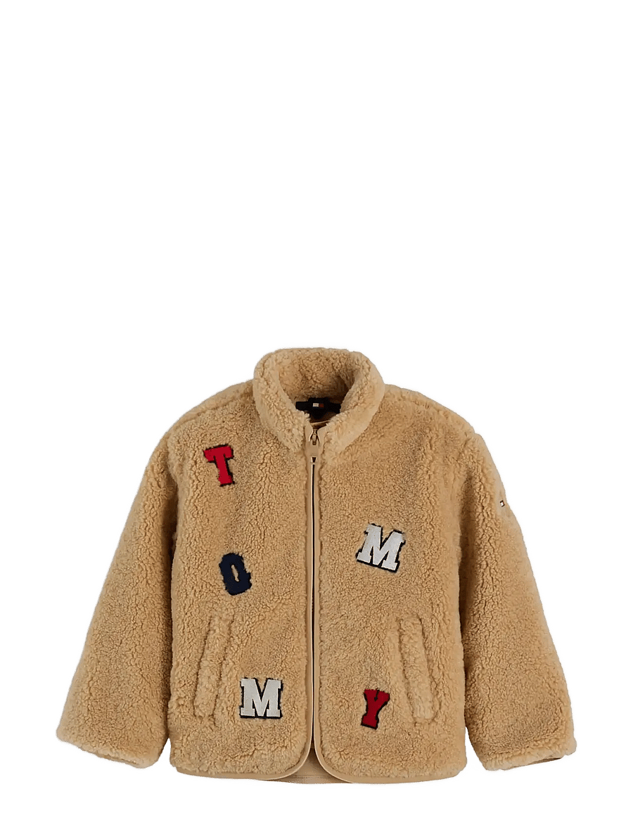 Tommy Hilfiger - LU TEDDY JACKET - fleecejackor - gentle gold - 1