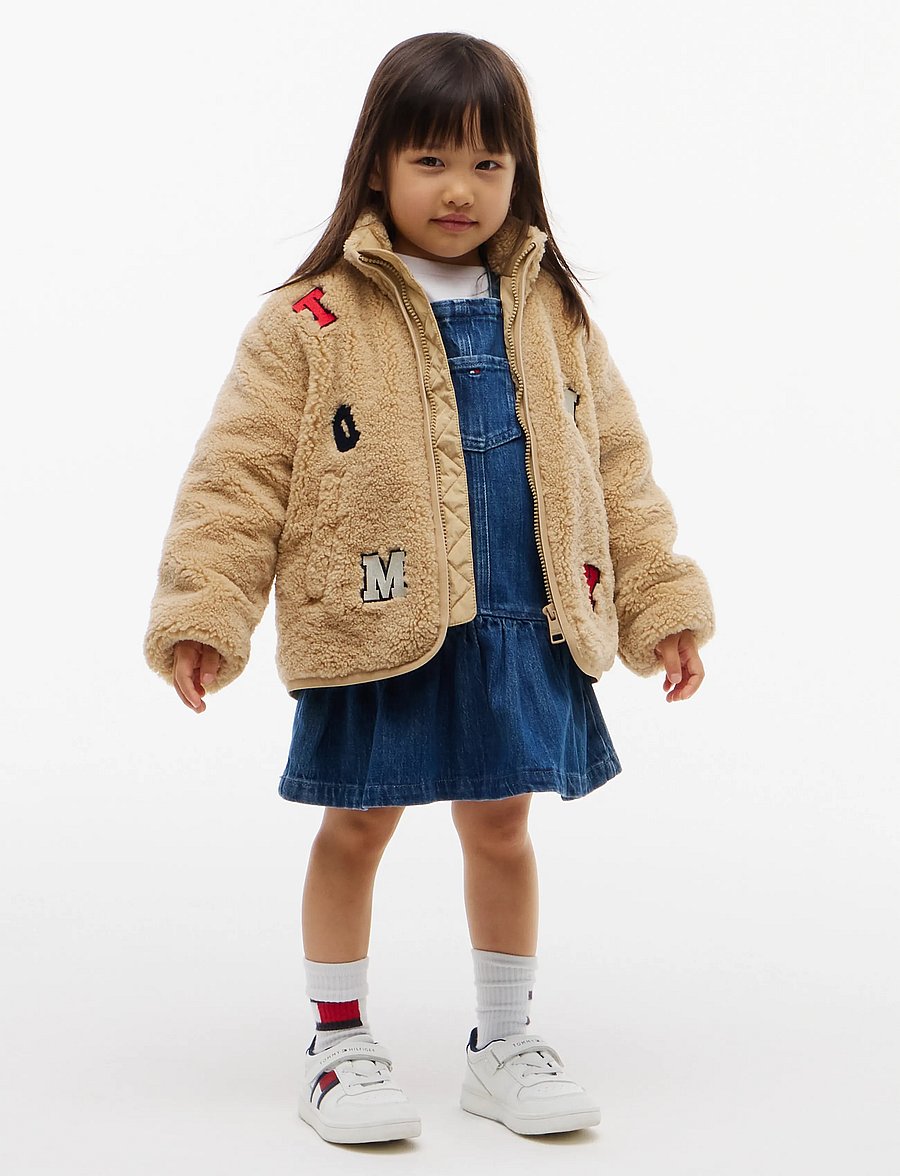 Tommy Hilfiger - LU TEDDY JACKET - fleecejackor - gentle gold - 0