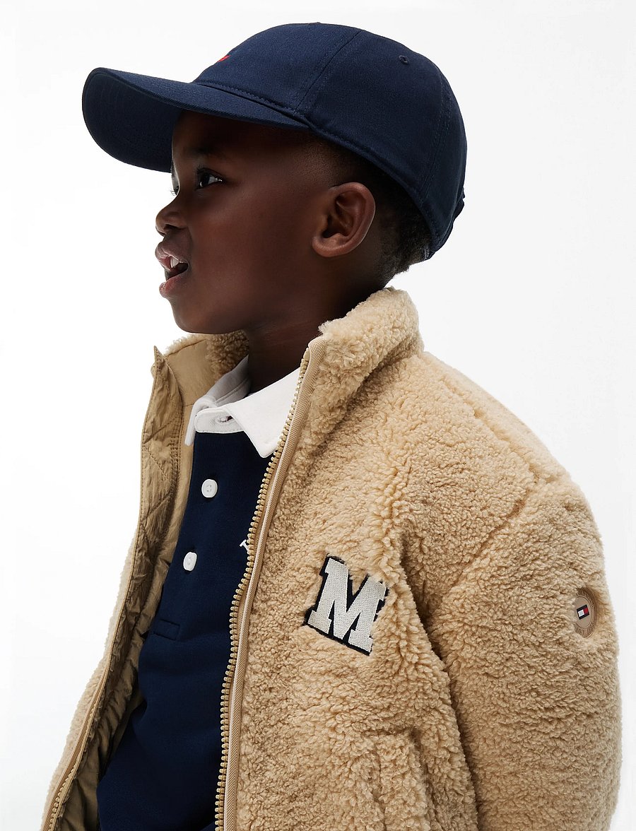 Tommy Hilfiger - LU TEDDY JACKET - fleecejackor - gentle gold - 4