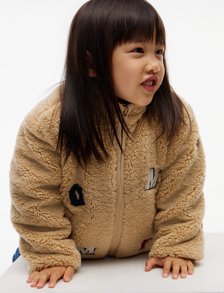 Tommy Hilfiger - LU TEDDY JACKET - fleecejackor - gentle gold - 5