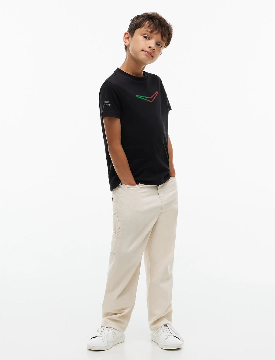 Tommy Hilfiger - TH X CF1 MEXICO CHEVRON TEE - kortärmade t-shirts - black - 5