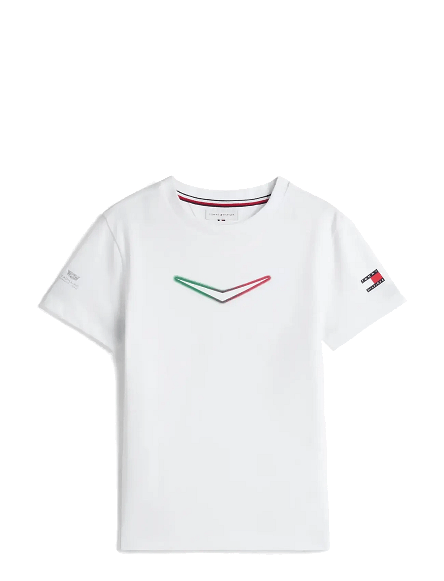 Tommy Hilfiger - TH X CF1 MEXICO CHEVRON TEE - lühikeste varrukatega t-särgid - white - 1