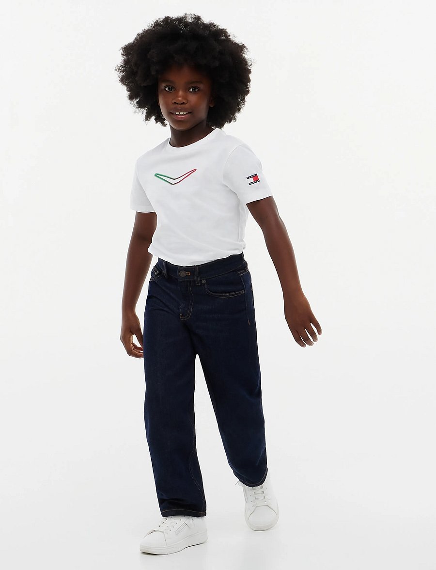 Tommy Hilfiger - TH X CF1 MEXICO CHEVRON TEE - lühikeste varrukatega t-särgid - white - 0