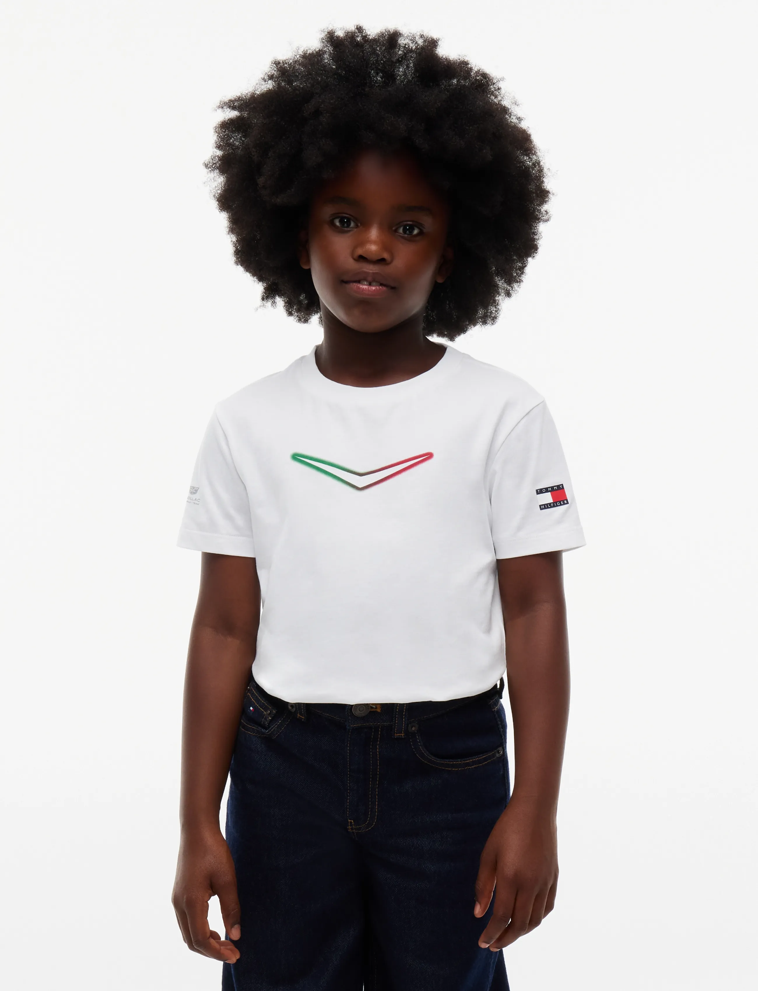 Tommy Hilfiger - TH X CF1 MEXICO CHEVRON TEE - lühikeste varrukatega t-särgid - white - 2