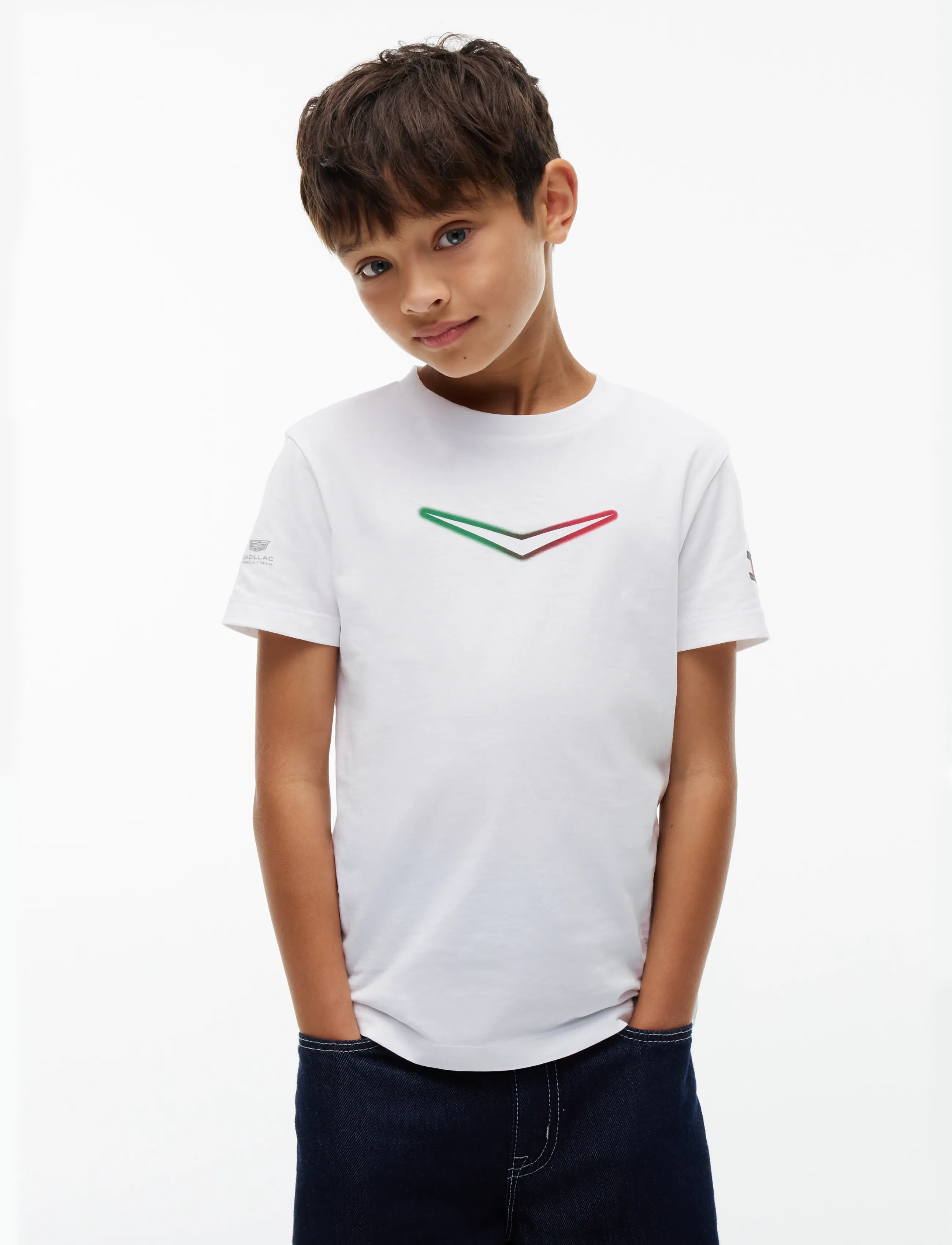 Tommy Hilfiger - TH X CF1 MEXICO CHEVRON TEE - lühikeste varrukatega t-särgid - white - 3