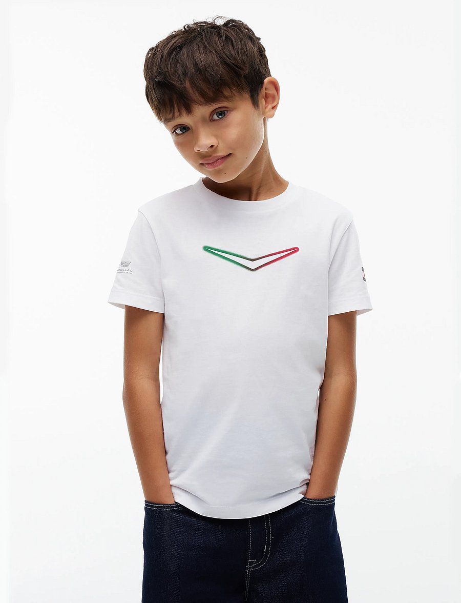 Tommy Hilfiger - TH X CF1 MEXICO CHEVRON TEE - lühikeste varrukatega t-särgid - white - 3