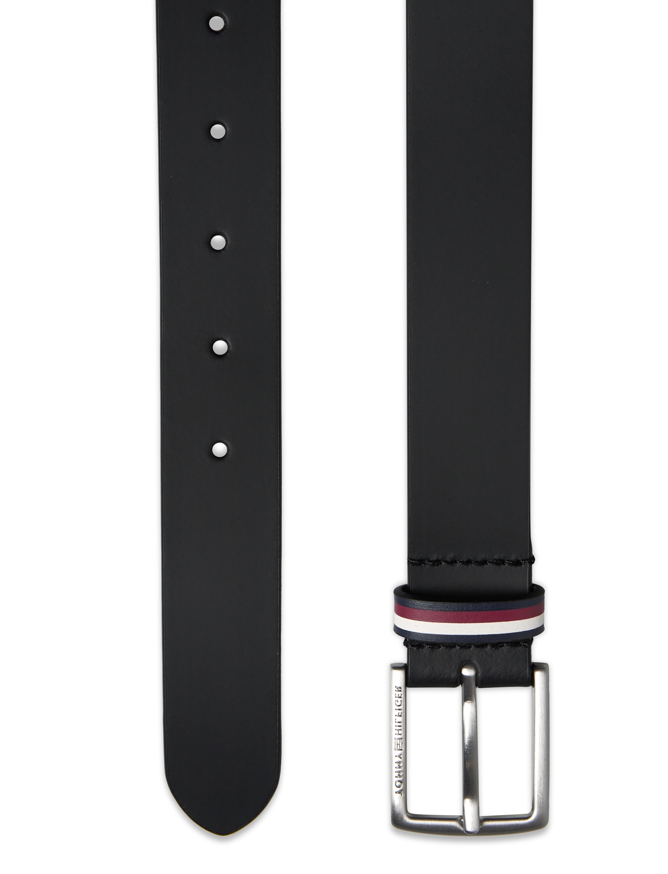 Tommy Hilfiger - LEATHER BELT - black - 1