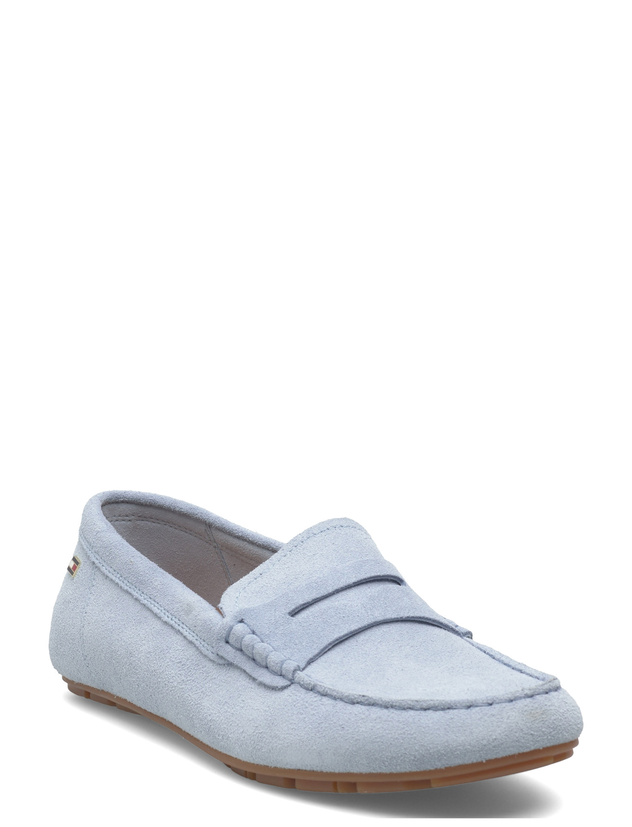 Tommy Hilfiger Flag Soft Suede Driver Loafer - Pink - 40 2