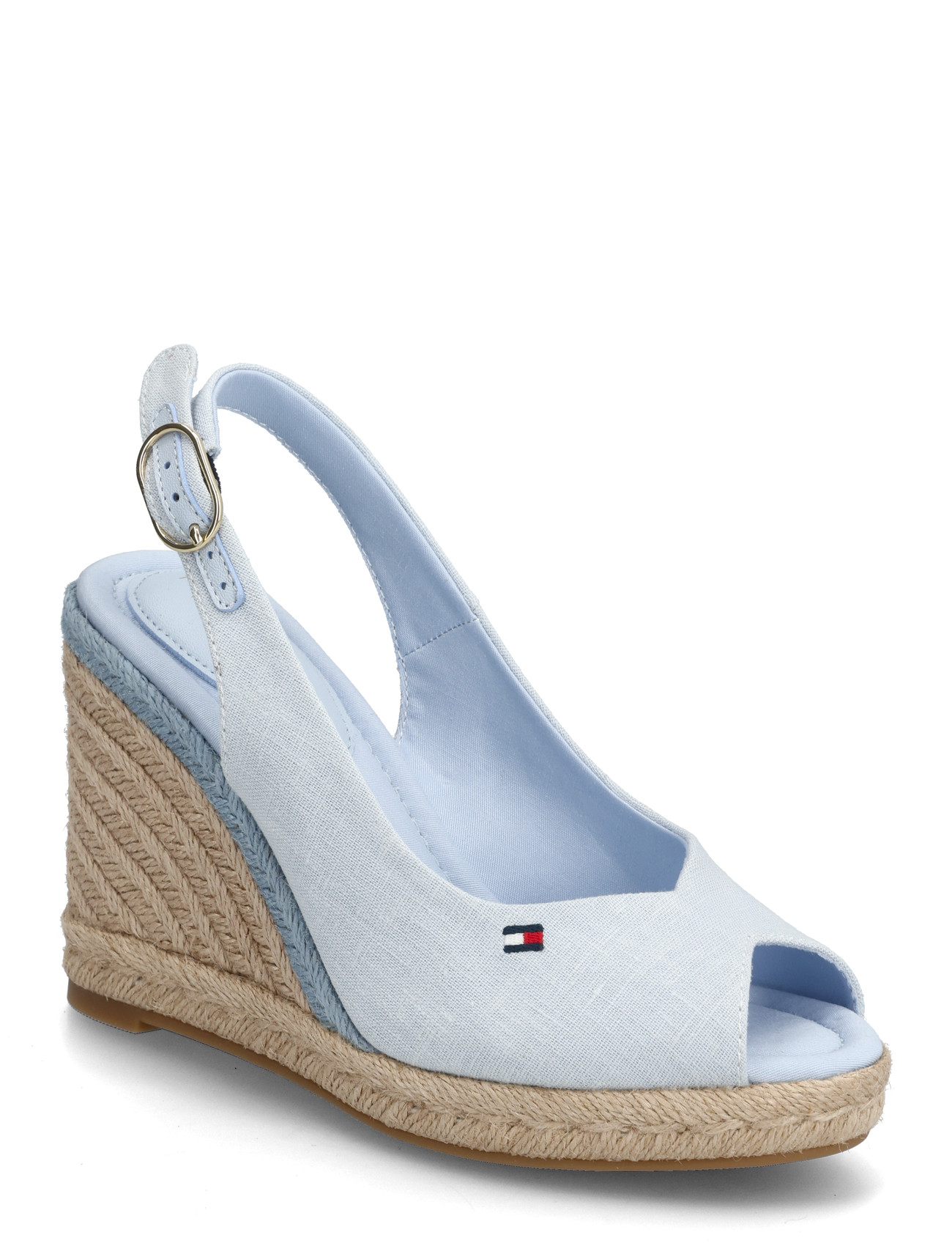 Tommy Hilfiger Flag High Wedge Espad Slingback - - 38 2