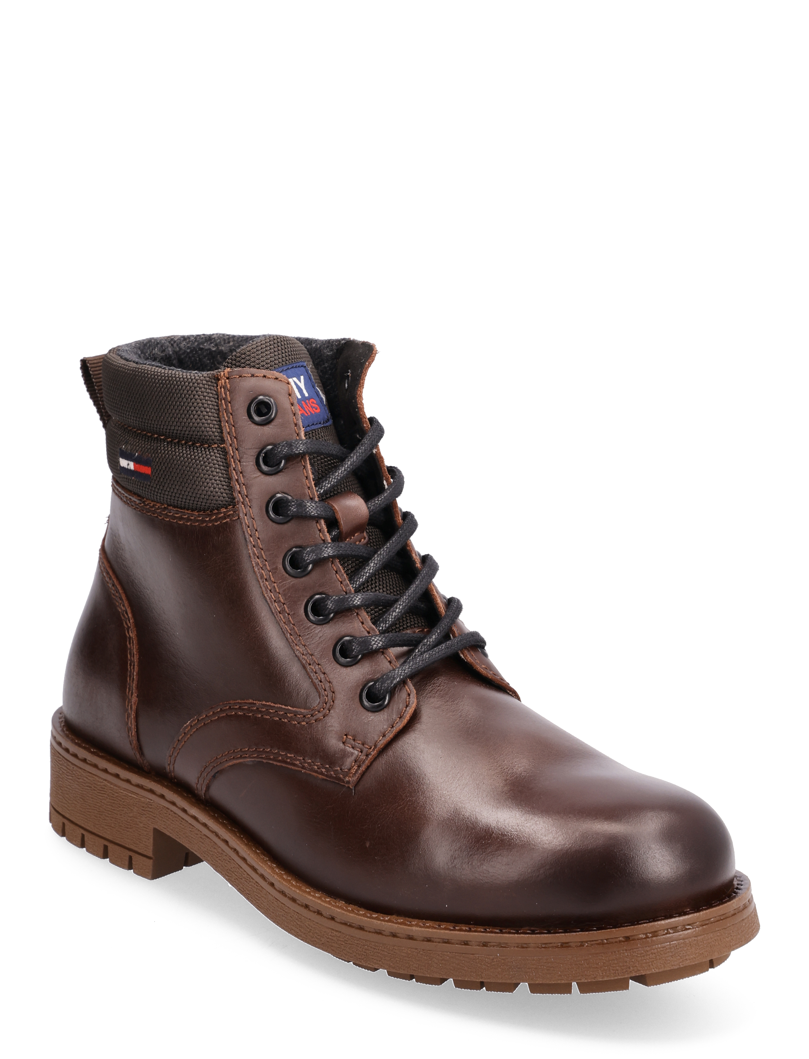 Tommy Hilfiger - CLASSIC SHORT LACE UP BOOT - truffle brown - 0