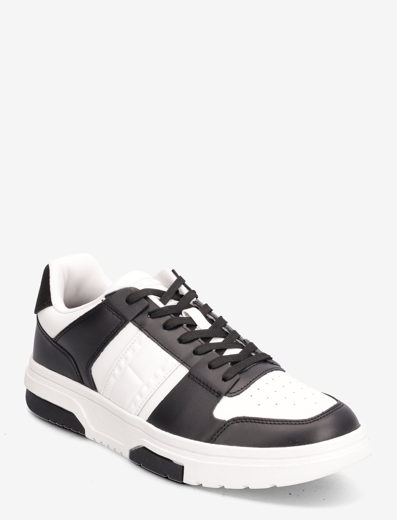Tommy Hilfiger - THE BROOKLYN LEATHER - lave sneakers - black/ecru - 0