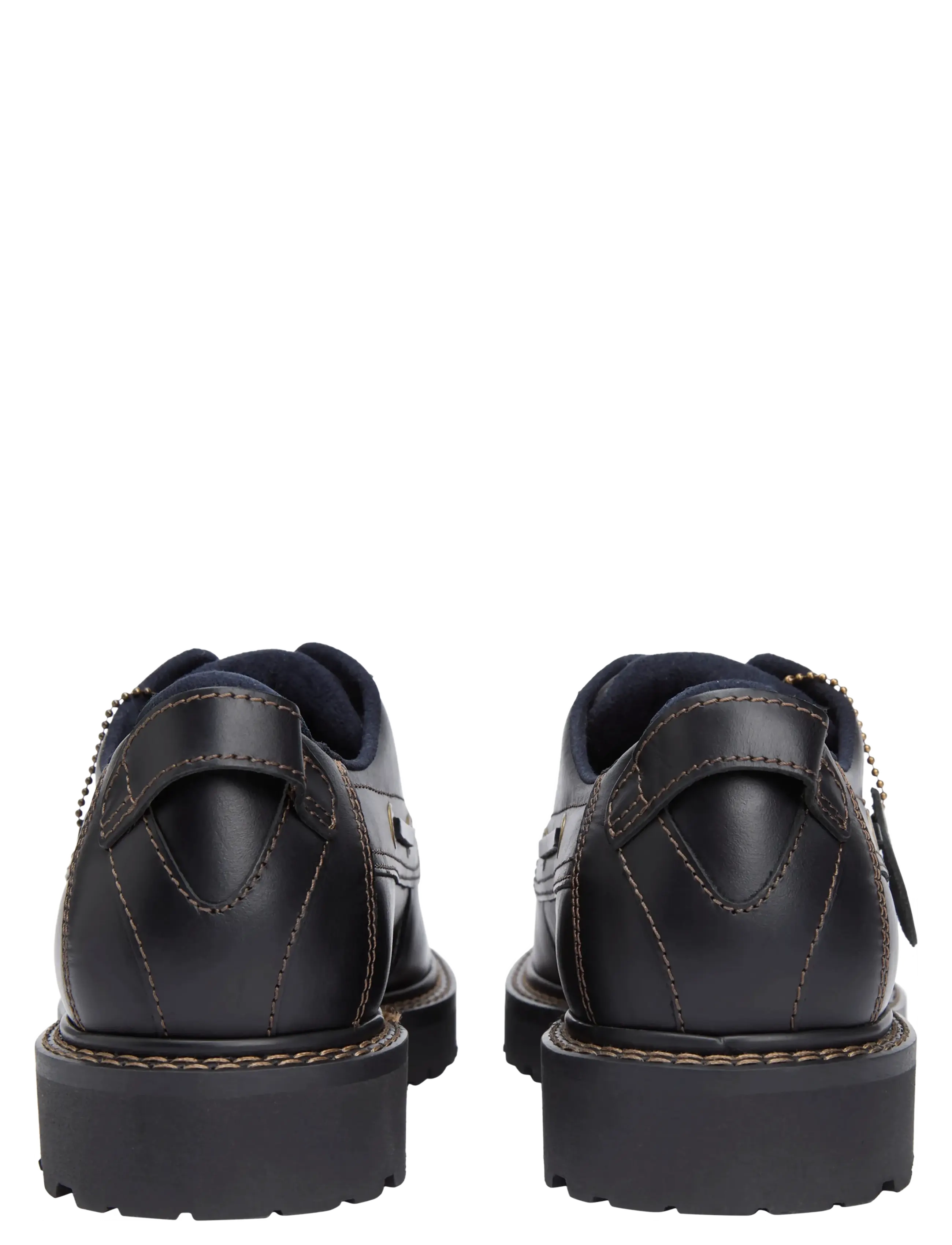 Tommy Hilfiger - ARCHIVE 01 BOAT SHOE  LEATHER - brogues - black - 2