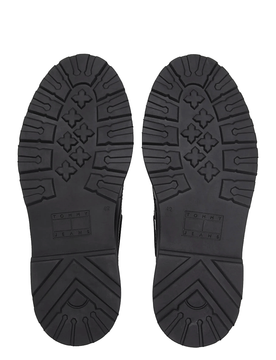 Tommy Hilfiger - ARCHIVE 01 BOAT SHOE LEATHER - brogue kingad - black - 3