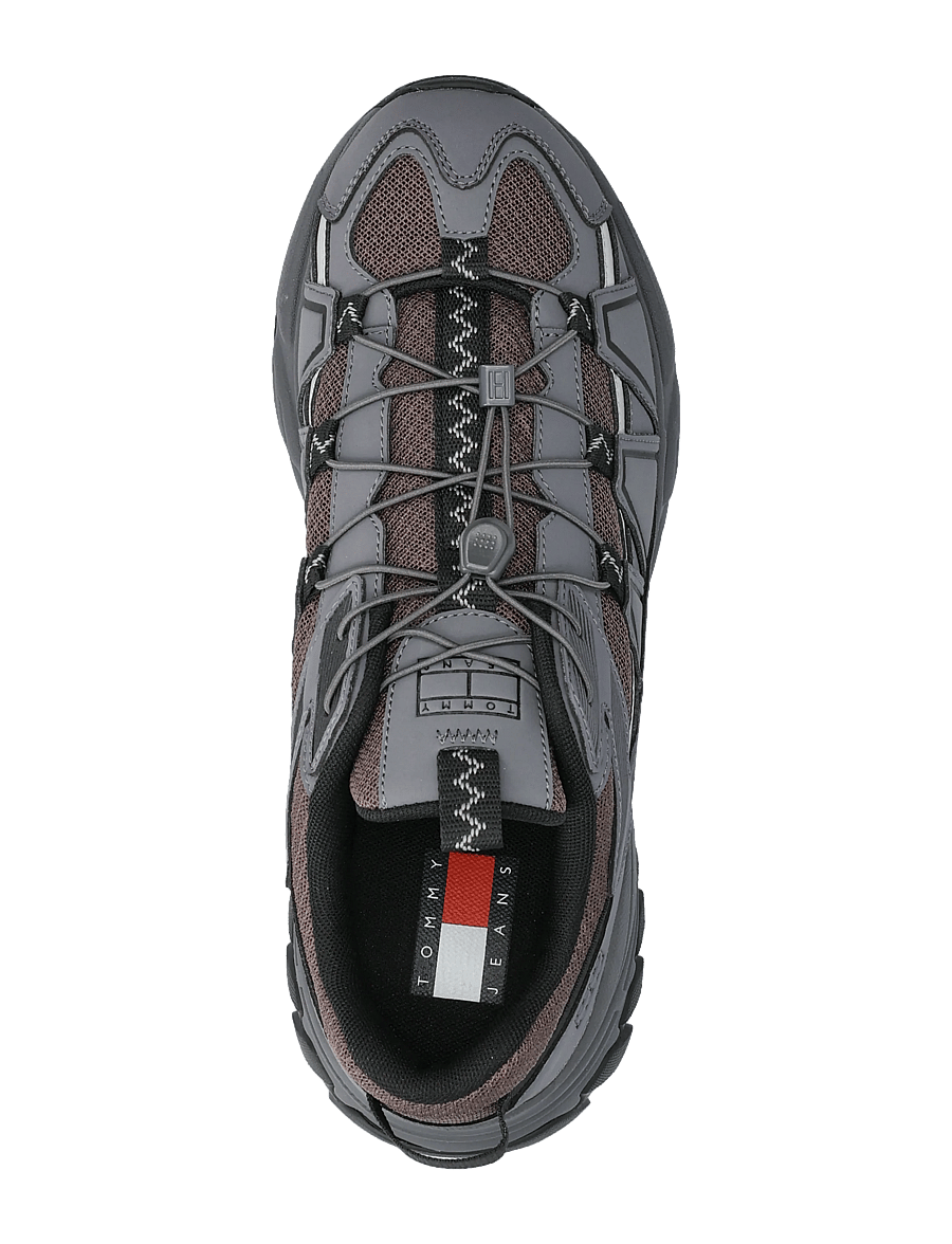 Tommy Hilfiger - TJM OUTDOOR RUNNER - washed black black walnut - 4