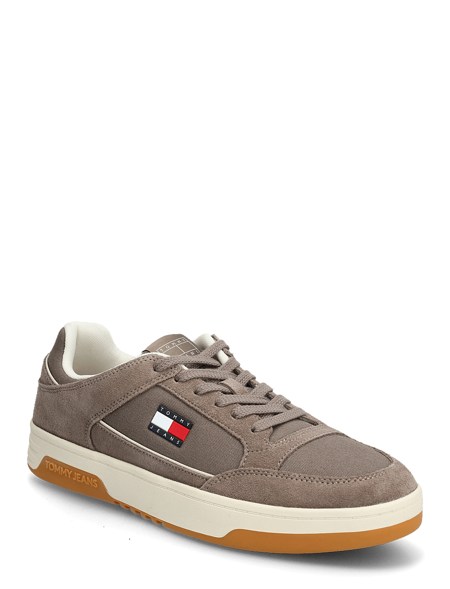 Tommy Hilfiger - TJM CUPSOLE LEATHER MIX MATERIAL - low-top sneaker - dusty brown - 0