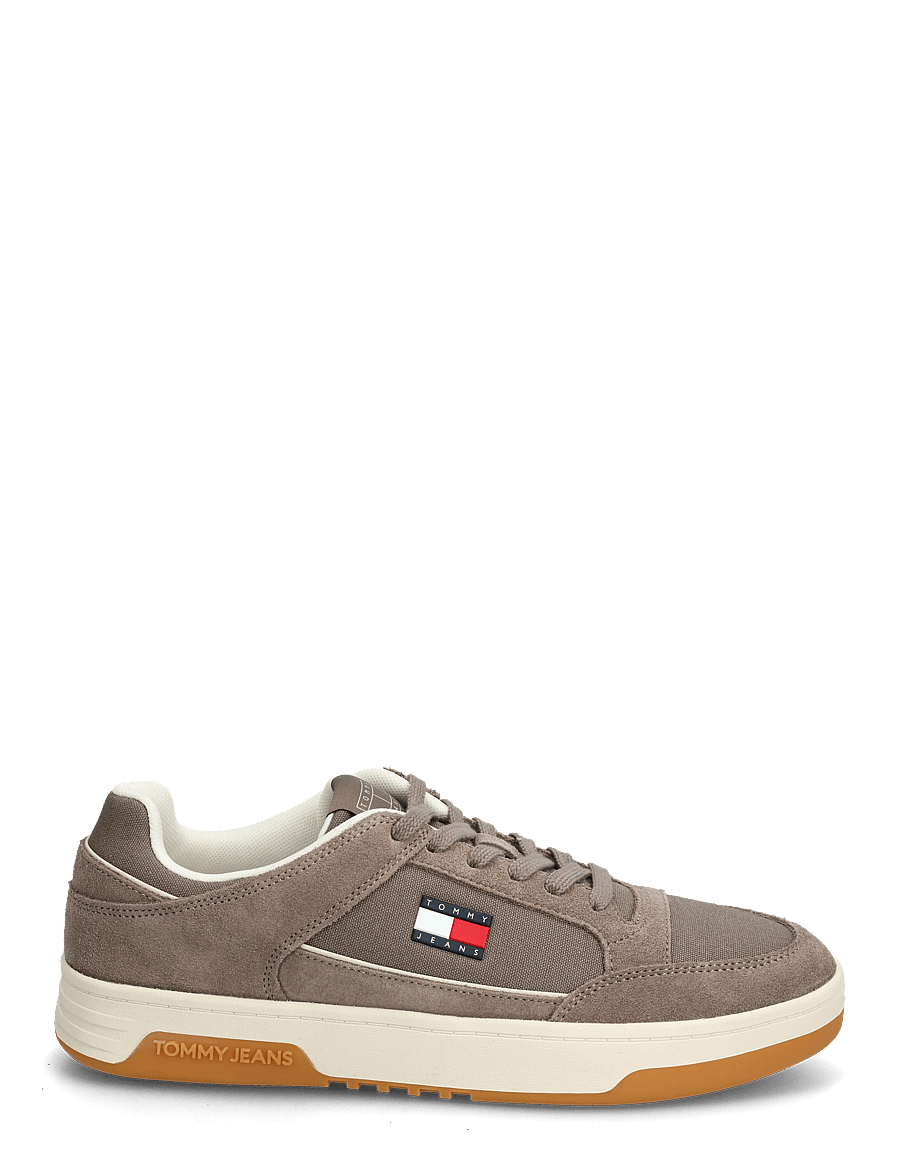 Tommy Hilfiger - TJM CUPSOLE LEATHER MIX MATERIAL - low-top sneaker - dusty brown - 1