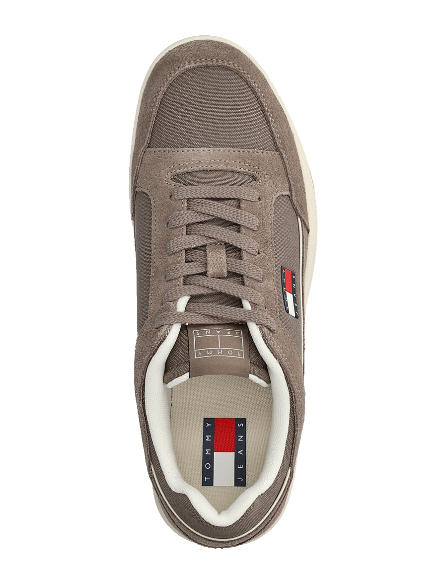 Tommy Hilfiger - TJM CUPSOLE LEATHER MIX MATERIAL - low-top sneaker - dusty brown - 3