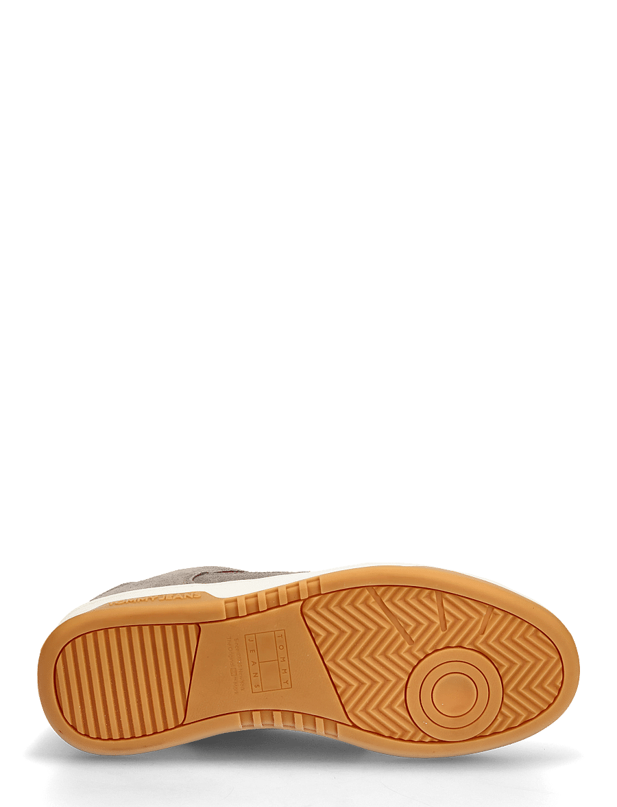 Tommy Hilfiger - TJM CUPSOLE LEATHER MIX MATERIAL - low-top sneaker - dusty brown - 4