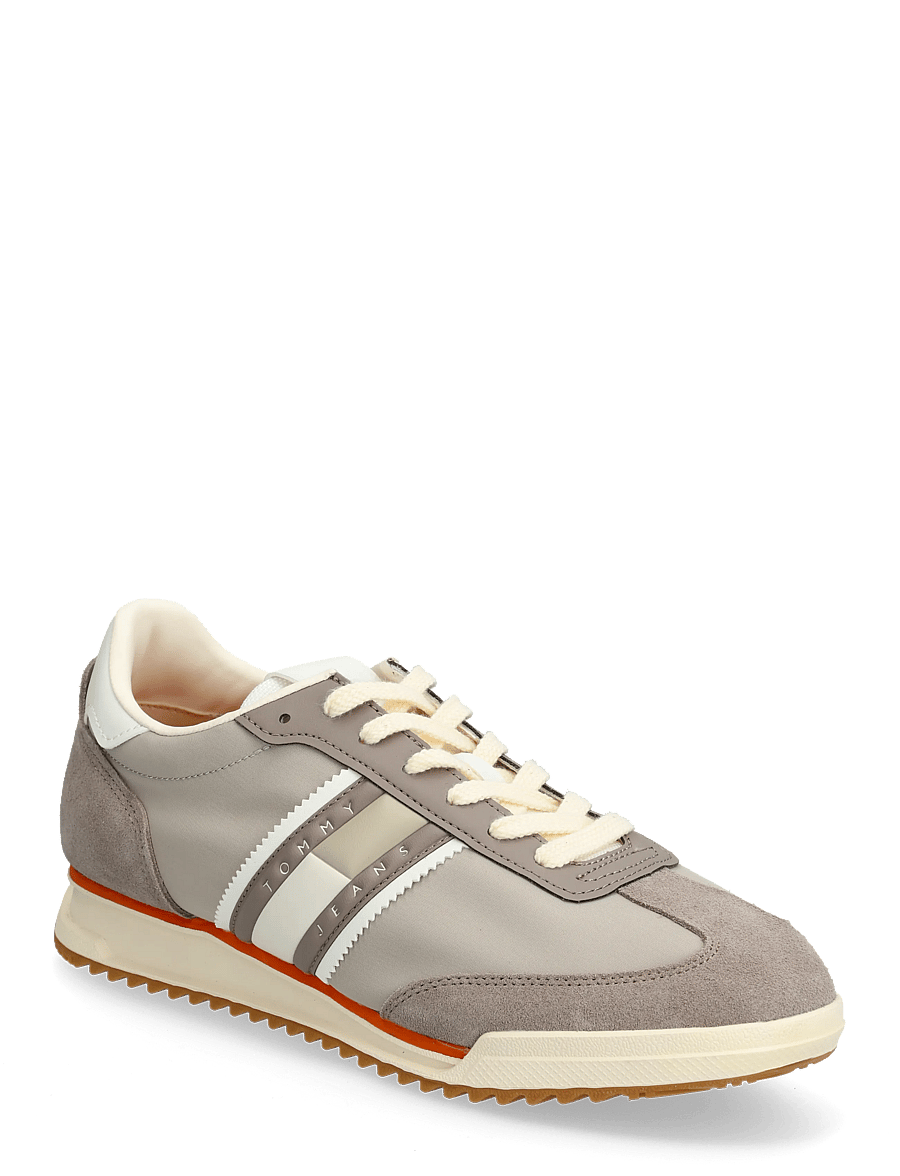 Tommy Hilfiger - TJM RETRO RUNNER CLEATED MIX - niedriger schnitt - porcini taupe - 0