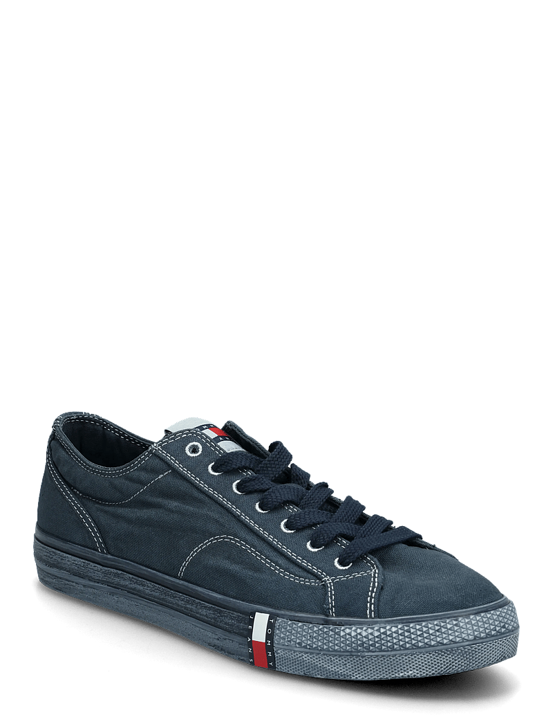 Tommy Hilfiger - ARCHIVE VULC. Y2K WASHED CANVAS - madala säärega tossud - dark night navy - 0