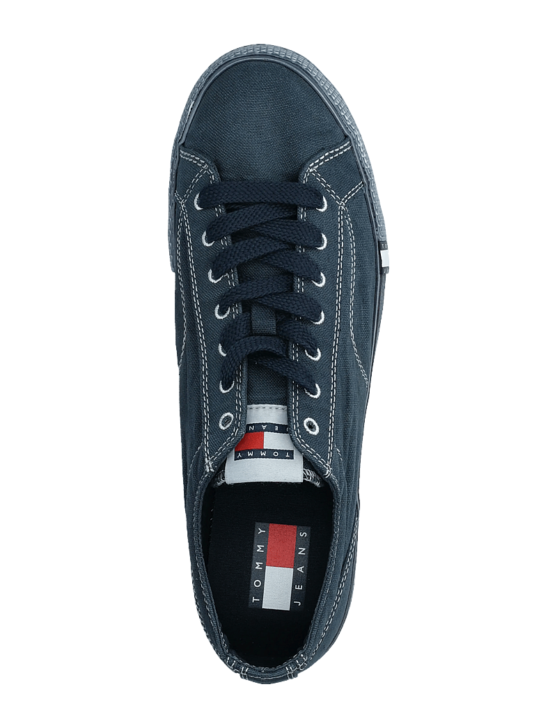 Tommy Hilfiger - ARCHIVE VULC. Y2K WASHED CANVAS - madala säärega tossud - dark night navy - 3